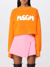 Msgm Sweatshirt  Woman Color Orange