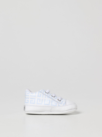Givenchy Babies' 4g Lace-up Sneakers In Gnawed Blue