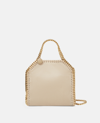 Stella Mccartney Falabella Tiny Tote Bag In Butter Cream