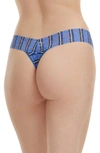 Hanky Panky Print Lace Low Rise Thong In New Prep