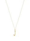 THE ALKEMISTRY 18KT YELLOW GOLD LOVE LETTER J NECKLACE