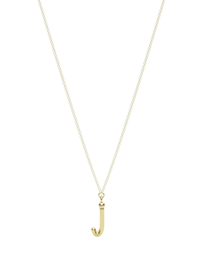 The Alkemistry 18kt Yellow Gold Love Letter J Necklace