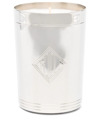 Ralph Lauren Rhinelander Logo-debossed Candle In Silber