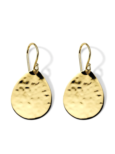 Ippolita 18kt Yellow Gold Classico Crinkle Teardrop Earrings