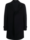Tagliatore Single-breasted Tailored Coat In Blau