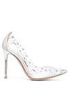 GIANVITO ROSSI HALLEY 105MM CRYSTAL-EMBELLISHED PUMPS