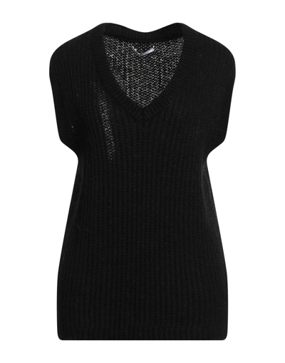 Biancoghiaccio Sweaters In Black