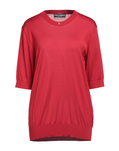 Dolce & Gabbana Sweaters In Red