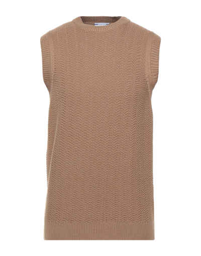 Jacob Cohёn Sweaters In Camel
