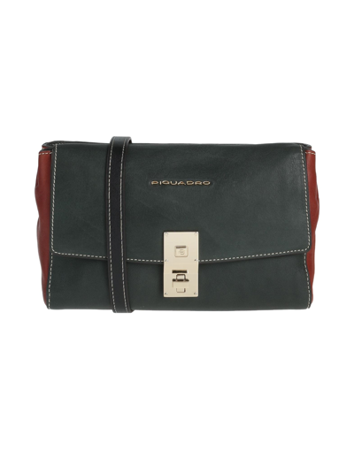 Piquadro Handbags In Dark Green