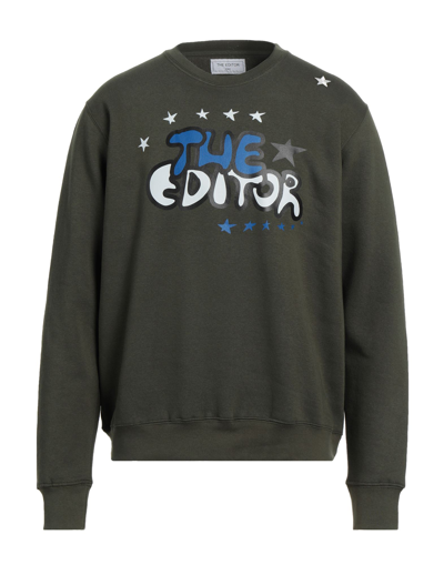 The Editor Sweatshirts In Green