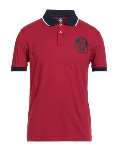 North Sails Polo Shirts In Red