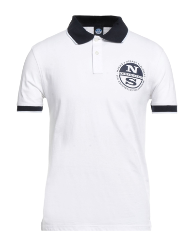 North Sails Polo Shirts In White