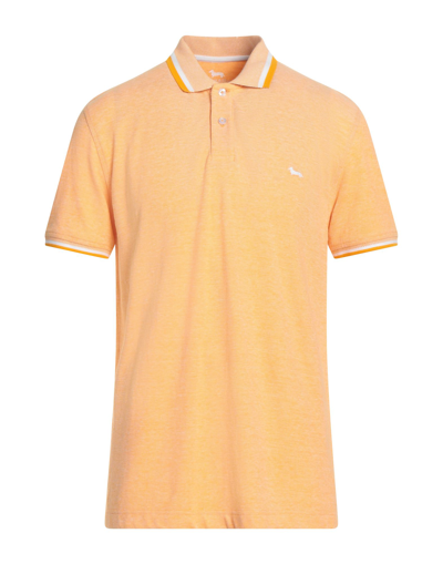 Harmont & Blaine Polo Shirts In Apricot