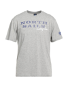 North Sails T-shirts In Grey