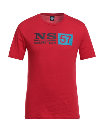 North Sails T-shirts In Red