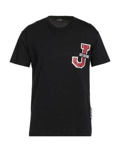 J·b4 Just Before T-shirts In Black