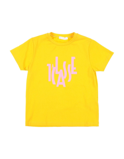 Alviero Martini 1a Classe T-shirts In Yellow