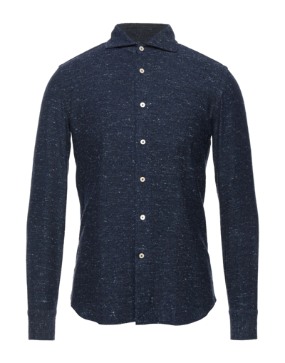 Alessandro Gherardi Shirts In Dark Blue