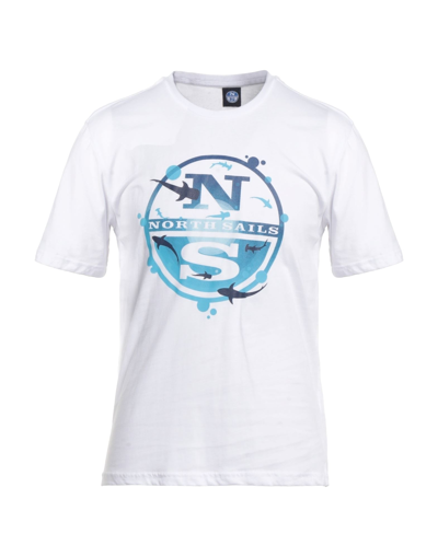 North Sails T-shirts In White