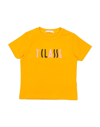 Alviero Martini 1a Classe Babies' T-shirts In Yellow