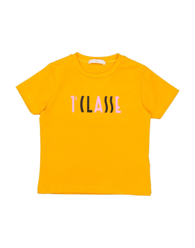 Alviero Martini 1a Classe Kids' T-shirts In Yellow