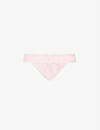 Hanky Panky Hp Sig Lace Orig Thong In Bliss Pink