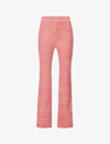 Remain Birger Christensen Soleima Knit Pants Magenta In Magenta Comb