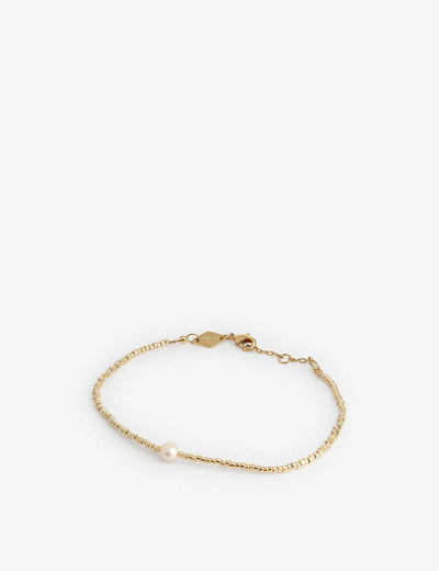 Anni Lu Pearly 18ct Gold-plated Brass Bracelet