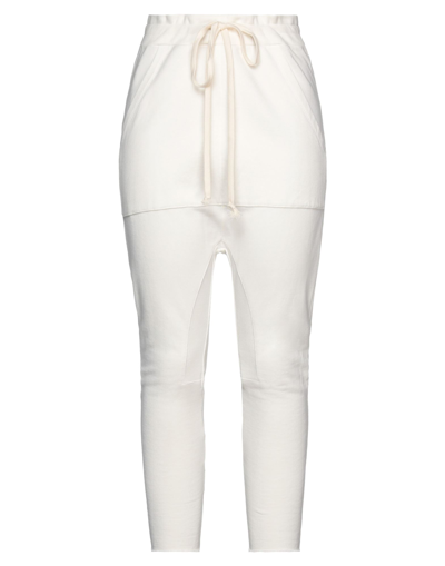 Marc Point Cropped Pants In White