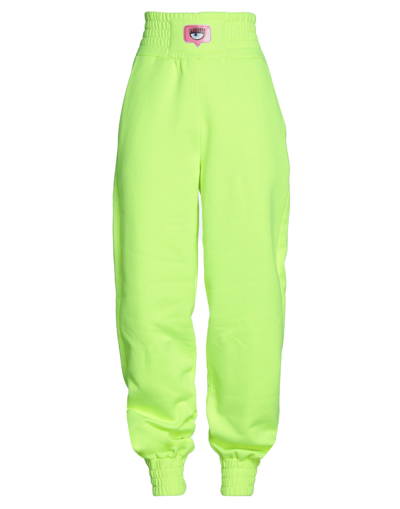 Chiara Ferragni Pants In Yellow