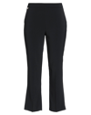 Manila Grace Woman Pants Black Size 6 Polyester, Elastane In Black