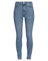 DR.DENIM DR. DENIM WOMAN DENIM PANTS BLUE SIZE S ORGANIC COTTON, POLYESTER, ELASTANE