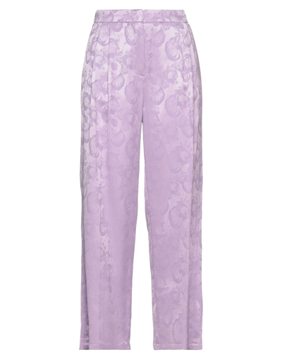 Giuliette Brown Pants In Lilac