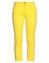 Gaudì Cropped Pants In Yellow