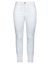 Manila Grace Denim Pants In White