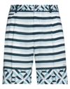 Dolce & Gabbana Man Shorts & Bermuda Shorts Sky Blue Size 38 Silk In Blue