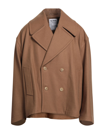 Hed Mayner Coats In Camel