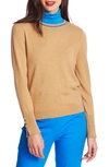 Court & Rowe Cotton Blend Sweater In True Camel
