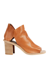 OFFICINE CREATIVE ITALIA OFFICINE CREATIVE ITALIA WOMAN ANKLE BOOTS TAN SIZE 6 SOFT LEATHER