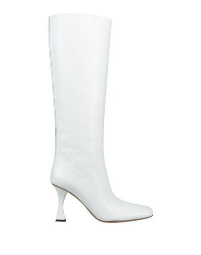 Proenza Schouler Knee Boots In White
