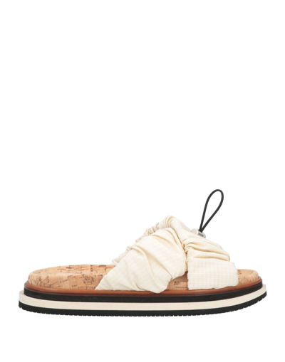 Hogan Sandals In Beige