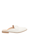 FORMENTINI FORMENTINI WOMAN MULES & CLOGS WHITE SIZE 8 SOFT LEATHER