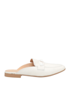 Formentini Woman Mules & Clogs White Size 8 Soft Leather In White