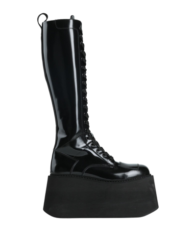 Gcds Knee Boots In Black