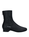 Raf Simons Logo-lettering 35mm Ankle Boots In Black