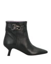 Msgm Heeled Ankle Boots In Black