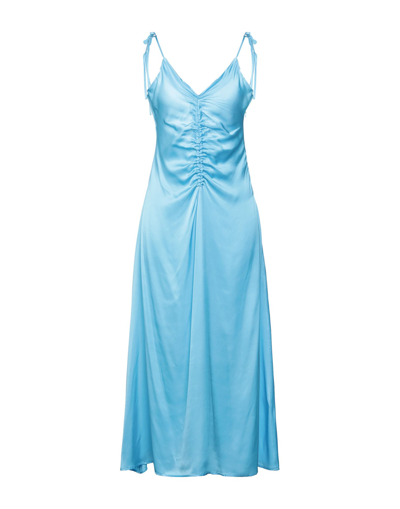 Vicolo Long Dresses In Blue