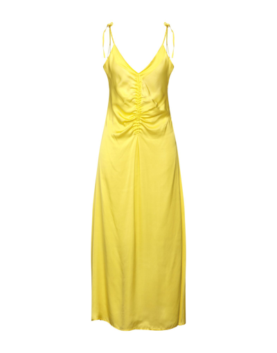 Vicolo Long Dresses In Yellow