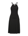 ODI ET AMO ODI ET AMO WOMAN MIDI DRESS BLACK SIZE L COTTON